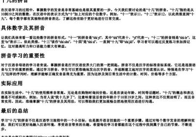 十几的拼音.docx免费下载(word版可打印)