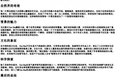 雪花的拼音拼写.docx免费下载(word版可打印)