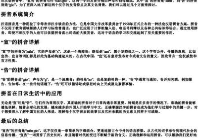 宣告的拼音怎么写的拼音.docx免费下载(word版可打印)