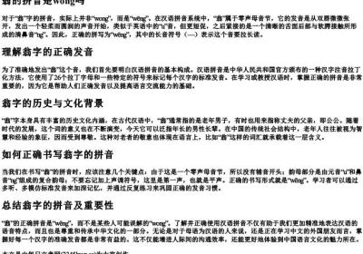 翁的拼音是wong吗.docx免费下载(word版可打印)