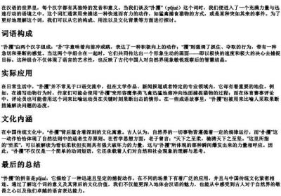 扑攫的拼音.docx免费下载(word版可打印)