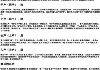 拼音为lu的汉字有哪些.docx免费下载(word版可打印)