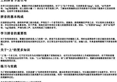 上的拼音节怎么写.docx免费下载(word版可打印)