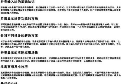 打字怎么显示的拼音在输入框.docx免费下载(word版可打印)