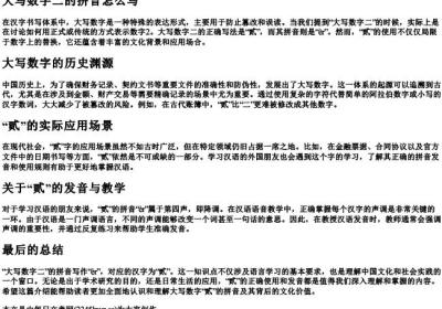 大写数字二的拼音怎么写.docx免费下载(word版可打印)