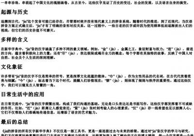 jin的拼音的所有汉字新华字典.docx免费下载(word版可打印)
