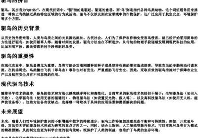 驱鸟的拼音.docx免费下载(word版可打印)