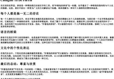 冲着他的拼音.docx免费下载(word版可打印)
