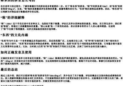 称东西的拼音怎么写的.docx免费下载(word版可打印)
