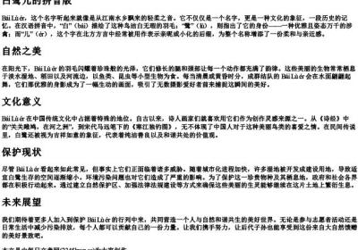 白鹭儿的拼音版.docx免费下载(word版可打印)