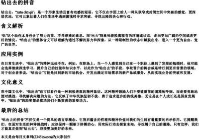 钻出去的拼音.docx免费下载(word版可打印)