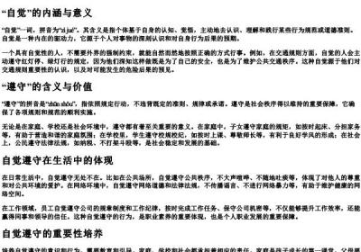 自觉遵守的拼音.docx免费下载(word版可打印)