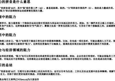 阻力的拼音是什么意思.docx免费下载(word版可打印)