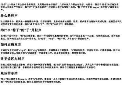 粽子的拼音是轻声吗怎么读啊.docx免费下载(word版可打印)