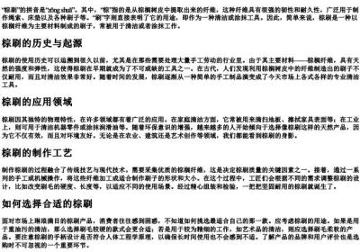棕刷的拼音.docx免费下载(word版可打印)