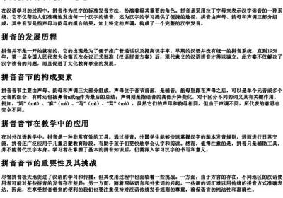 字的拼音音节是什么意思.docx免费下载(word版可打印)