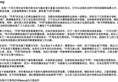 bu yong的拼音.docx免费下载(word版可打印)