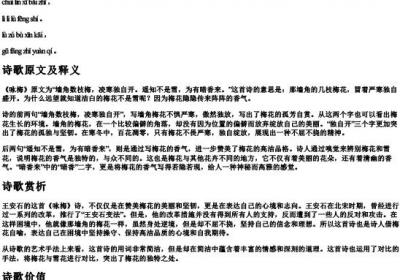 《咏梅》王安石的拼音.docx免费下载(word版可打印)