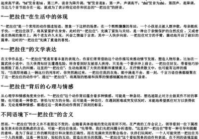 一把拉住的拼音.docx免费下载(word版可打印)