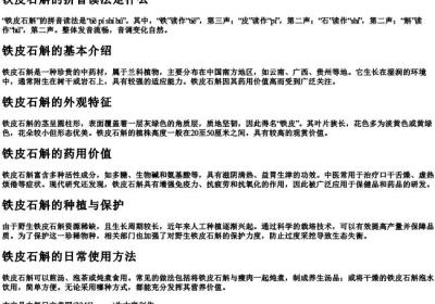 铁皮石斛的拼音读法是什么.docx免费下载(word版可打印)